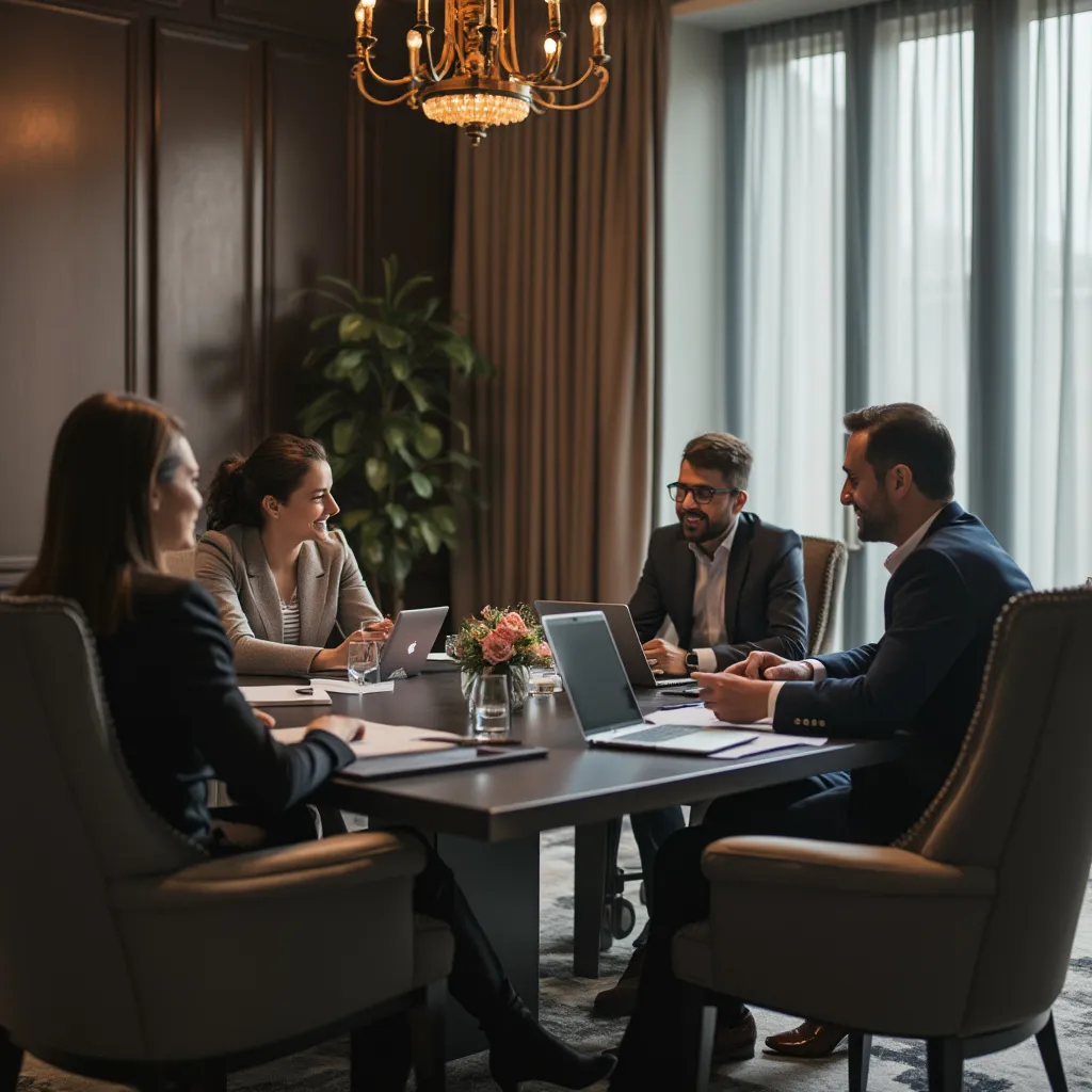 Sesión de trabajo con equipo directivo